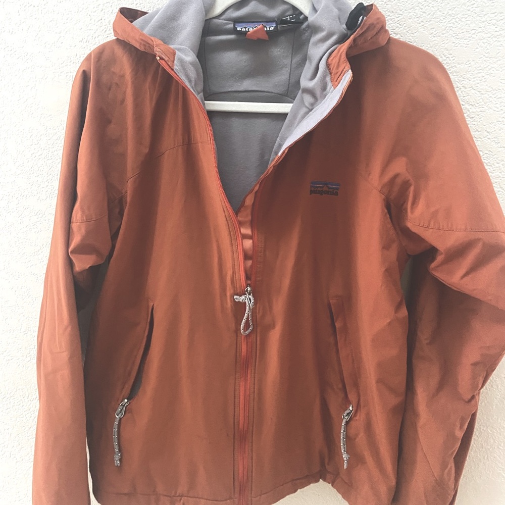 Patagonia Zip Up Lined Hoodie Wind Breaker